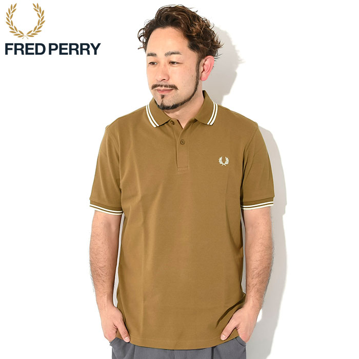 FRED PERRY（フレッドペリー） ポロシャツ 半袖 メンズ ツイン