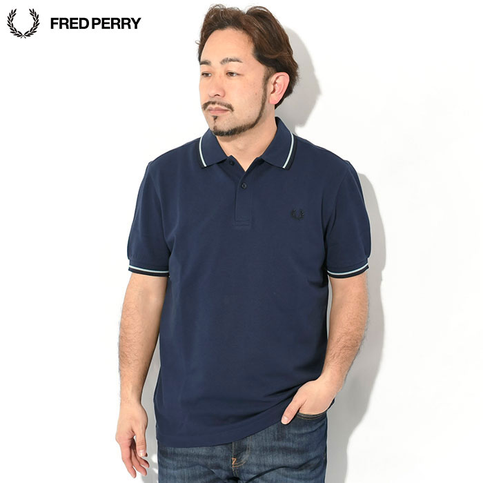FRED PERRY（フレッドペリー） ポロシャツ 半袖 メンズ ツイン