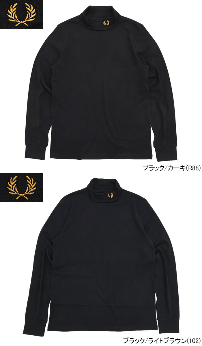 FRED PERRY（フレッドペリー） カットソー 長袖 メンズ ロール ネック