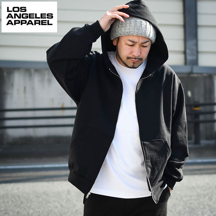 LOS ANGELES APPAREL（ロサンゼルスアパレル） パーカー ジップアップ