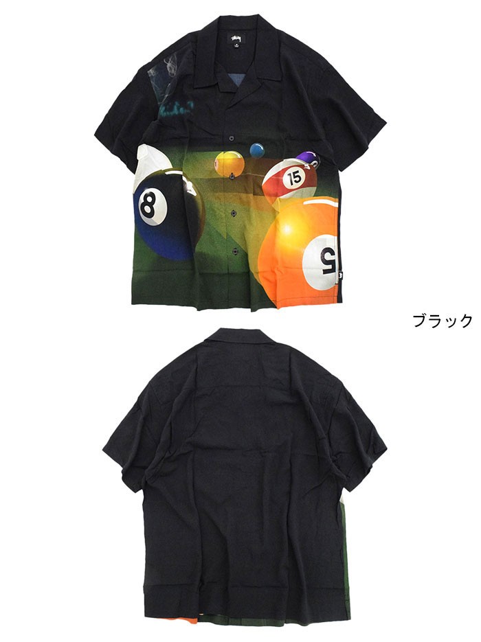 STUSSY（ステューシー） シャツ 半袖 メンズ Pool Hall ( stussy shirt