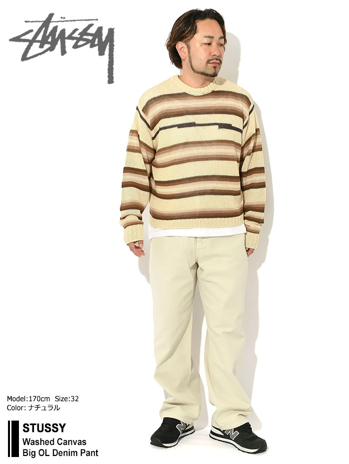 STUSSY（ステューシー） パンツ メンズ Washed Canvas Big OL ( stussy