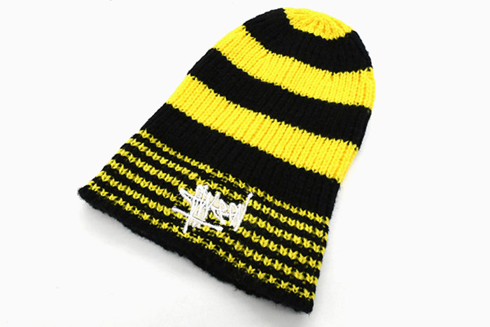 STUSSY（ステューシー） ニット帽 STUSSY Striped Big Basic ( stussy