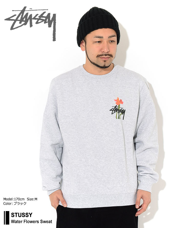 STUSSY（ステューシー） トレーナー メンズ Water Flowers ( stussy
