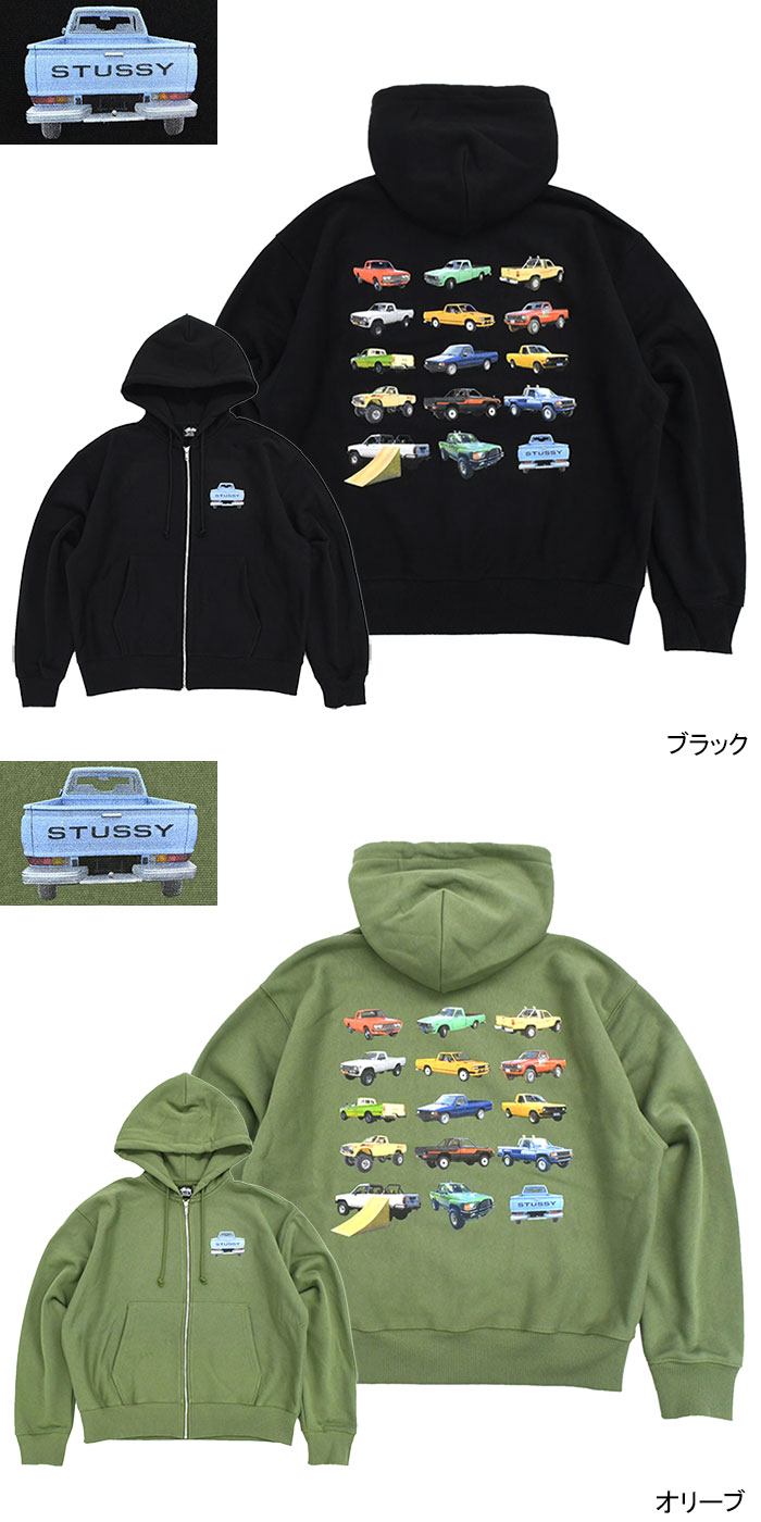 STUSSY（ステューシー） パーカー ジップアップ メンズ Pickup ( full