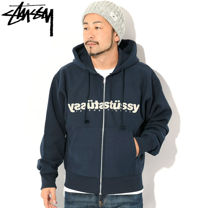 STUSSY（ステューシー） パーカー ジップアップ メンズ Mirror ( full