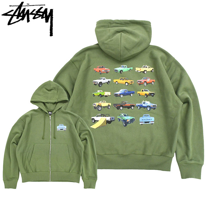 STUSSY（ステューシー） パーカー ジップアップ メンズ Pickup ( full