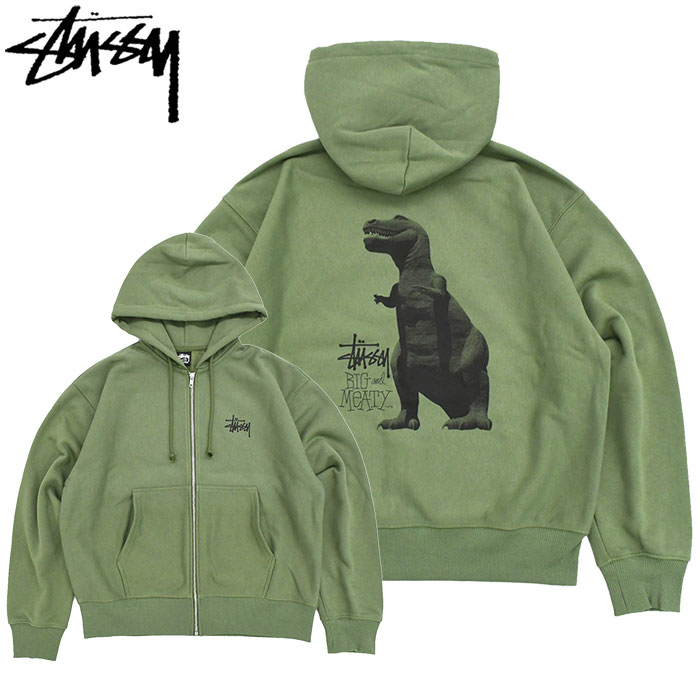 STUSSY（ステューシー） パーカー ジップアップ メンズ Big & Meaty