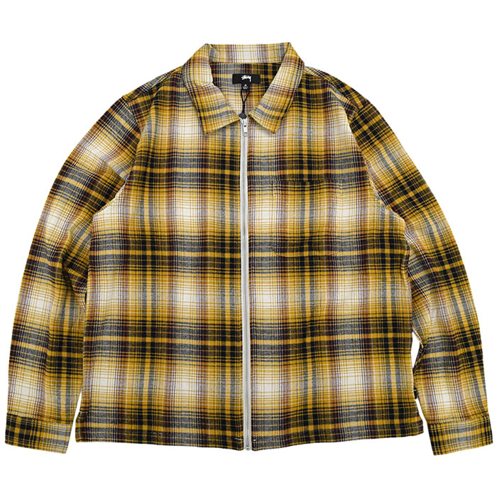 STUSSY（ステューシー） シャツ 長袖 メンズ Shadow Plaid Zip (stussy