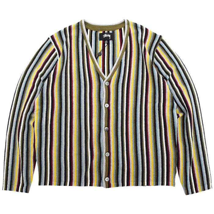 STUSSY（ステューシー） カーディガン メンズ Stripe Pattern ( stussy