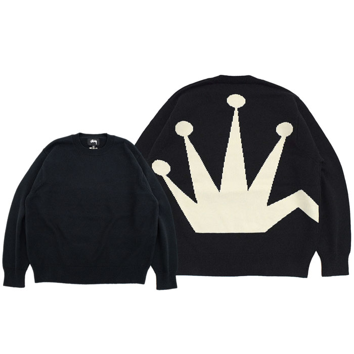 STUSSY（ステューシー） セーター メンズ Bent Crown ( stussy sweater