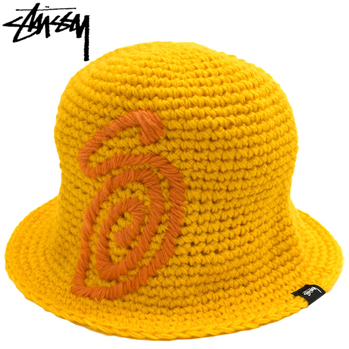 STUSSY（ステューシー） バケット ハット STUSSY Swirly S Knit Bucket