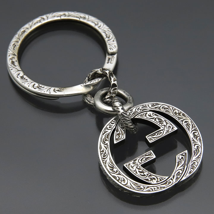 GUCCI（グッチ） キーリング キーホルダー インターロッキングG