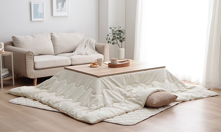 こたつ布団セット 長方形 リバーシブル 120×80 こたつ こたつセット