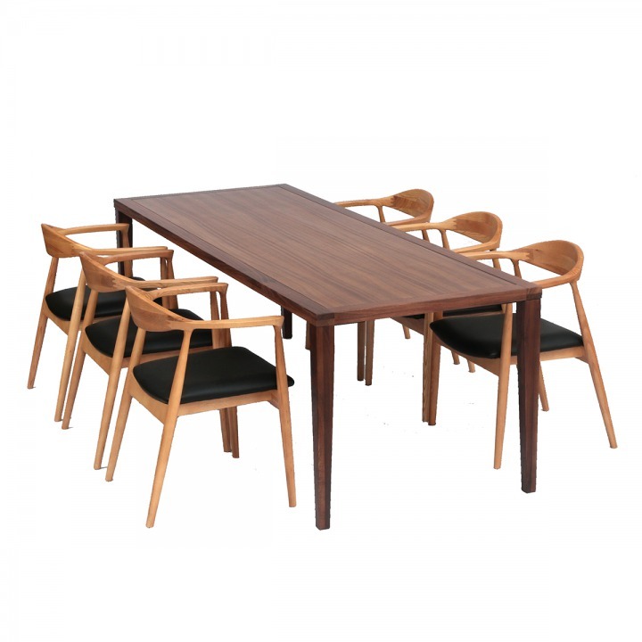 サンコウ ダイニングテーブルセット 6人掛け 無垢 選べる ダイニング7
