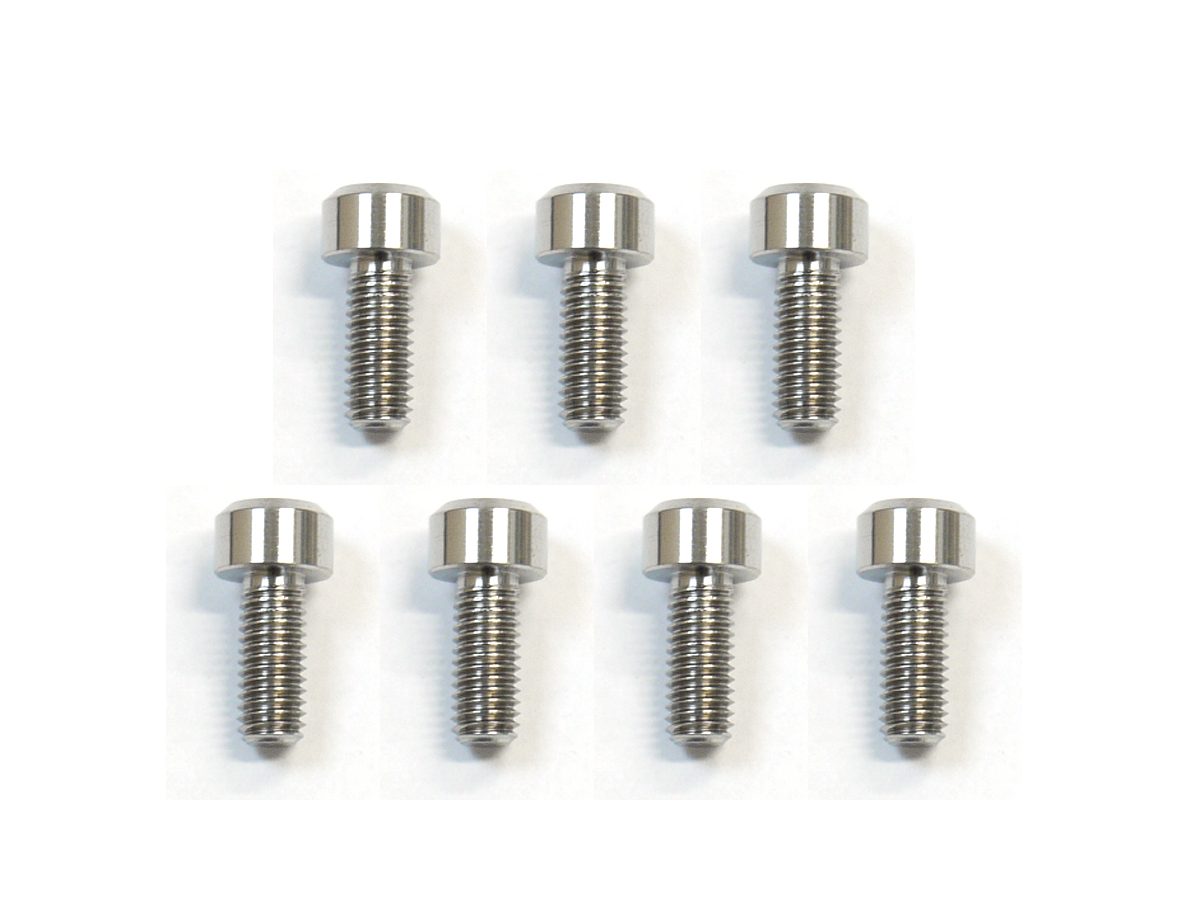 カワサキ7穴用64チタン製タンクキャップボルト ナチュラル バリオス