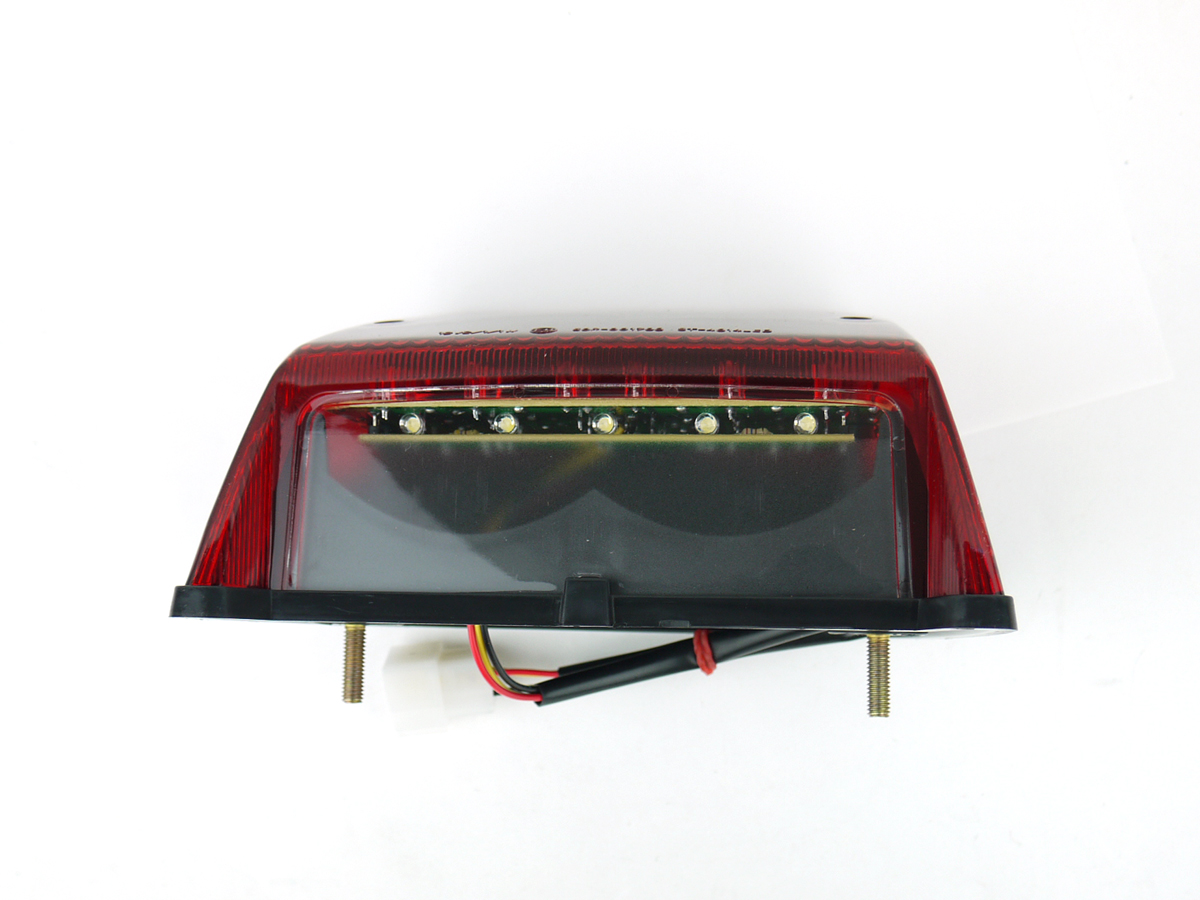 ゼファー400専用 LEDテールランプ レッドレンズ 89-95 Eマーク付きポン