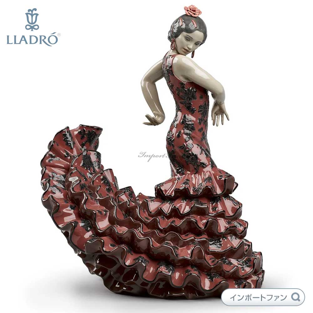 LLADRO（リヤドロ） フラメンコの炎 赤 レッド 置物 0108765 LLADRO