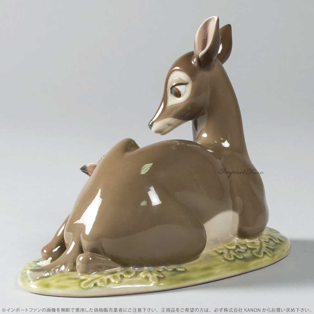 Disney（ディズニー） リヤドロ バンビ 鹿 親子 置物 01009350 LLADRO