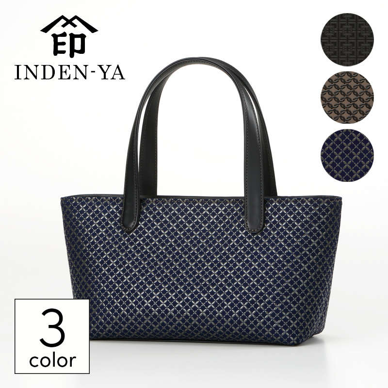 印傳屋（INDEN-YA） 卒業祝い 2023年 新作 印伝 6374 ハンドバッグ