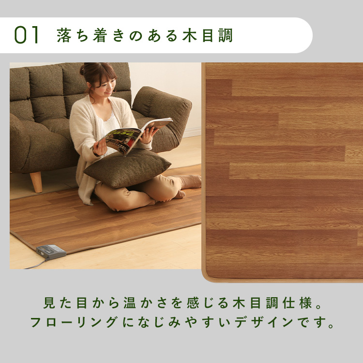 IRIS OHYAMA（アイリスオーヤマ） ホットカーペット 1畳 本体 88×176cm