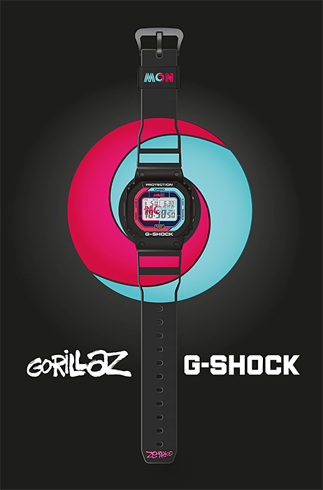 ORIGIN(G-SHOCK) G-SHOCK Gショック Gorillaz コラボ 限定 逆輸入海外