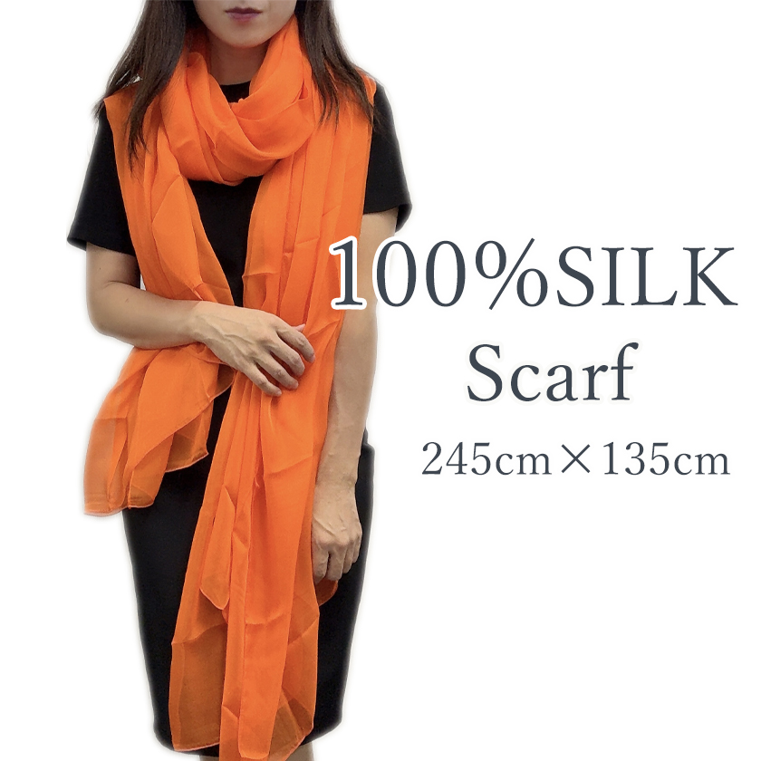 Instyle Japan（インスタイルジャパン） シルクスカーフ シフォン
