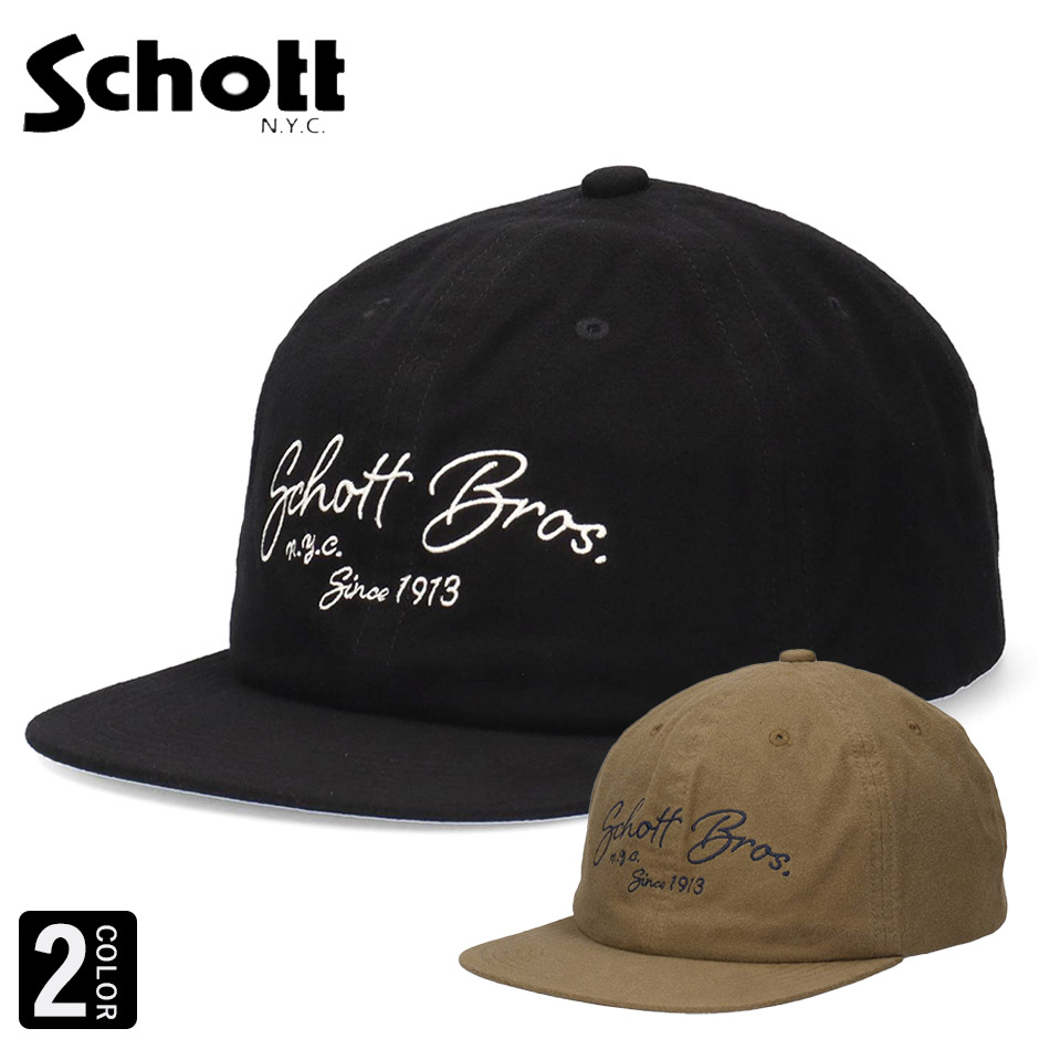 Schott N.Y.C（ショット） Schott コットン スウェード 刺繍 6P