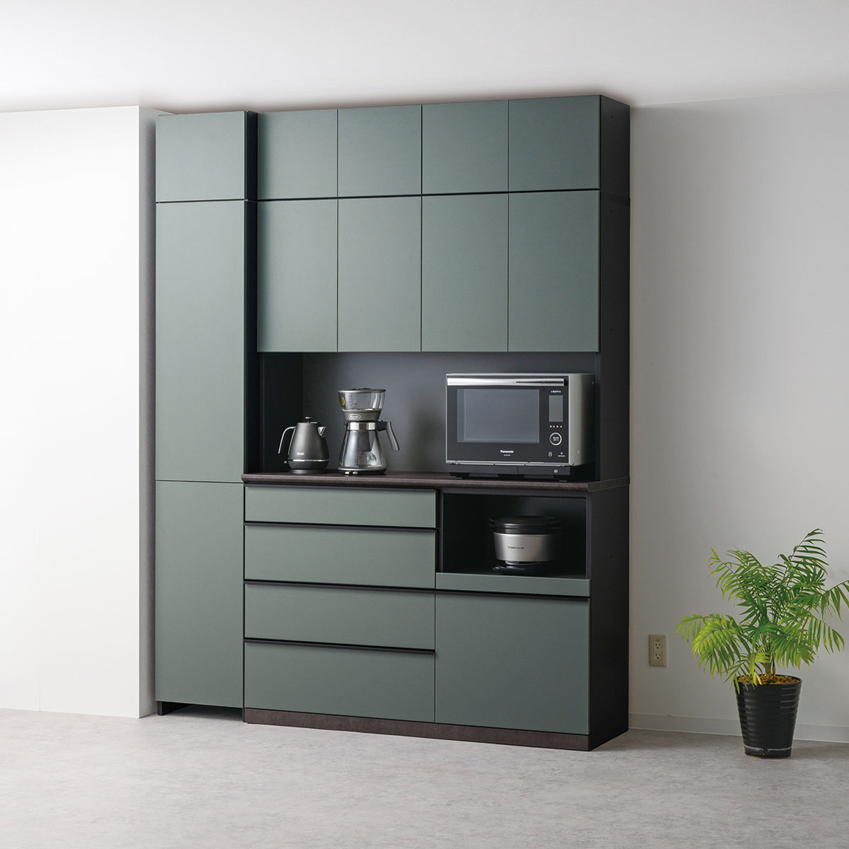 綾野製作所 LKシリーズ 食器棚 キッチンボード フィラー 幅120 高さ5