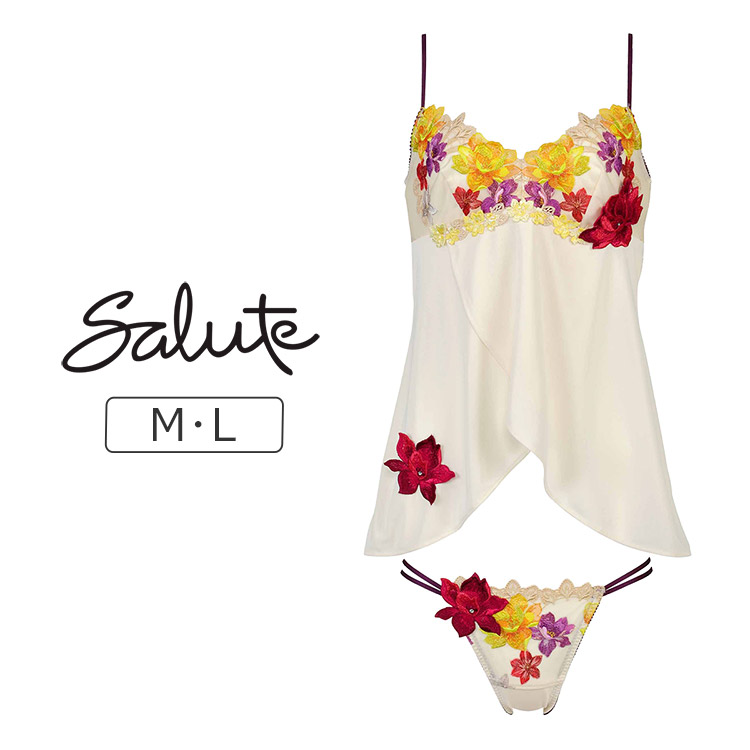 サルート（SALUTE） ワコール 30グループ 30G セットアップ(キャミ＋T