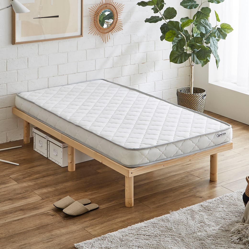 ネルコンシェルジュ すのこベッド ショートセミシングル 長さ180cm