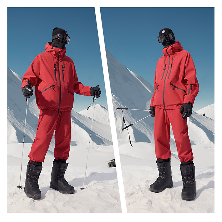 スキーウェア スノーボードウェア 軽量 上下2点セット 男女兼用 耐水圧
