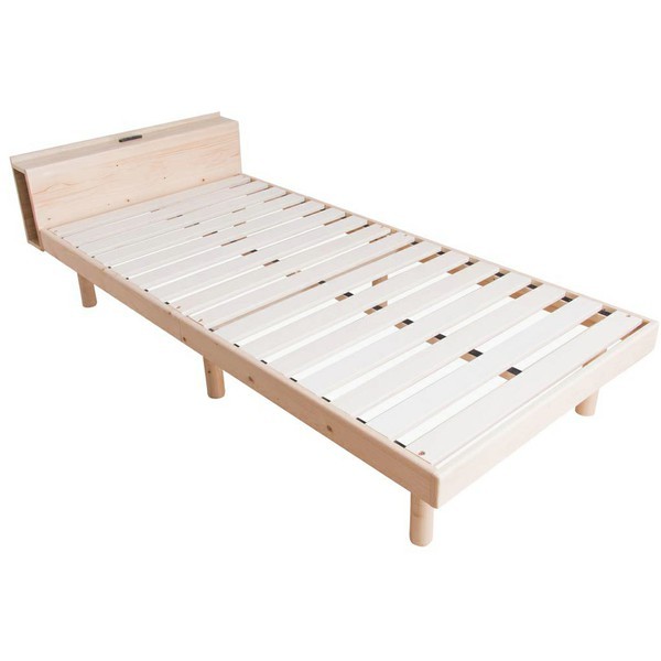 ベッド ベッドフレーム ダブル 収納付きベッド すのこベッド すのこ