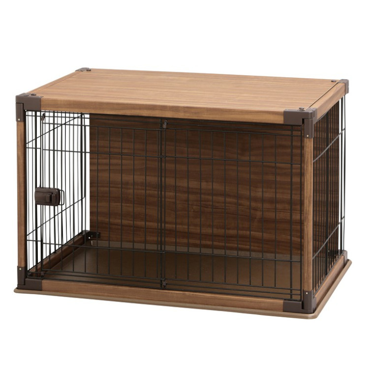 IRIS OHYAMA（アイリスオーヤマ） 犬 ケージ 屋根付き ゲージ おしゃれ