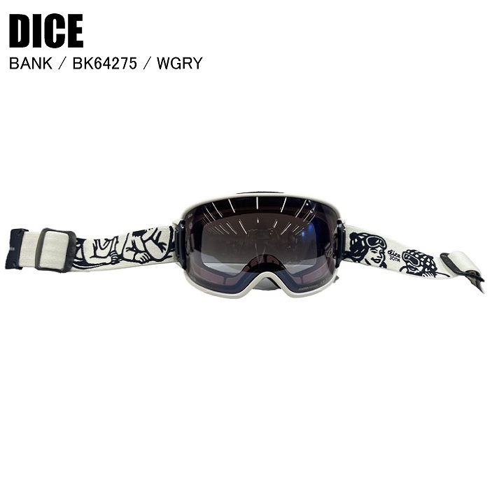 DICE ダイス BANK バンク WGRY BK64275 スノーボード ゴーグル 調光
