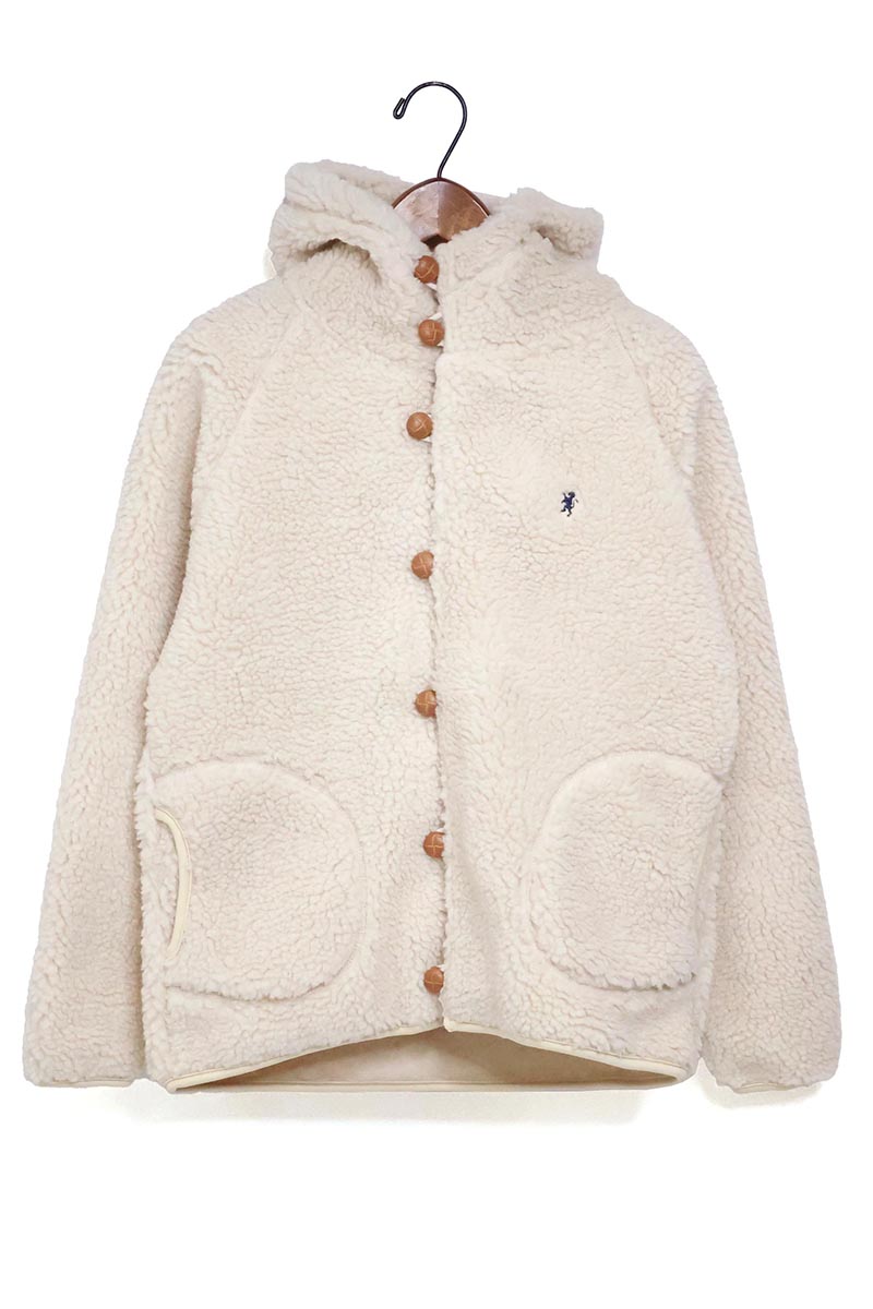 GYMPHLEX（ジムフレックス） ☆レディース くるみボタンフードボア