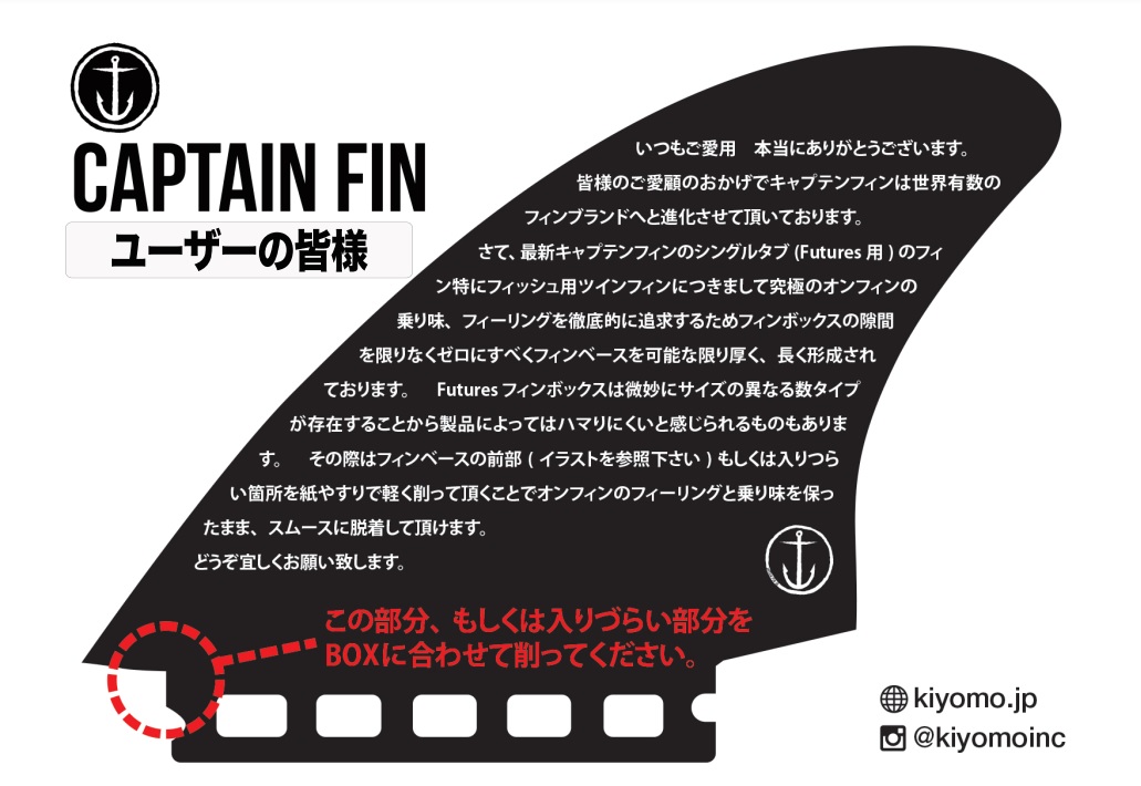 CAPTAIN FIN（キャプテンフィン） フィン CHIPPA WILSON TWIN ESPECIAL