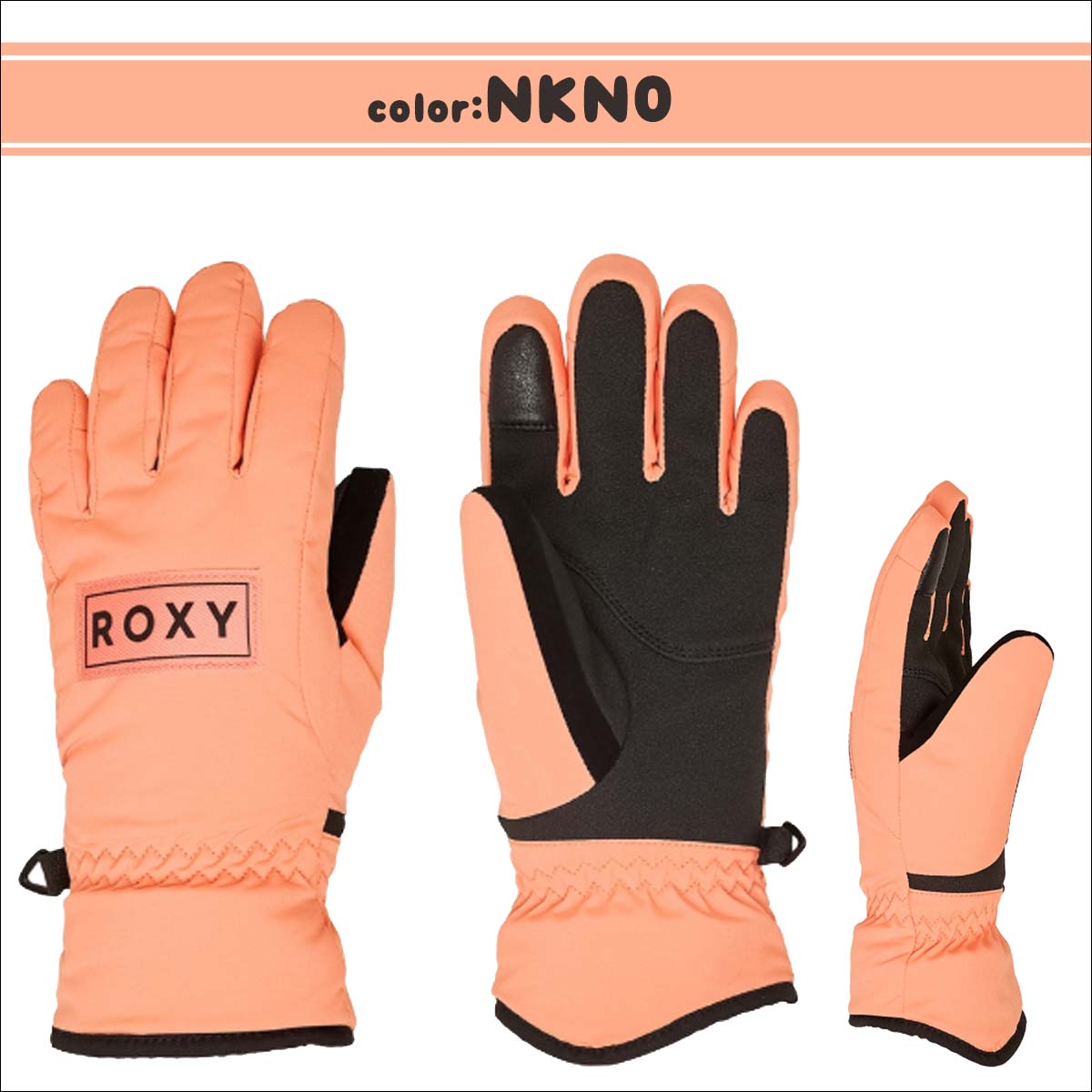 ROXY（ロキシー） 25/26 SNOW ROXY 手袋 フレッシュフィールド ガール