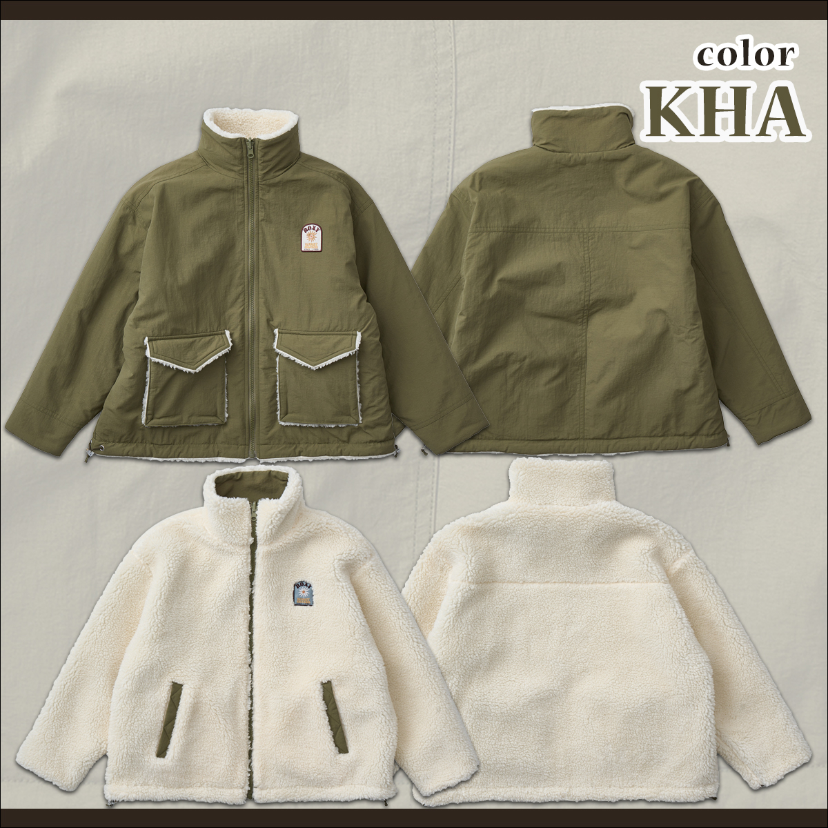 ROXY（ロキシー） 25 ROXY ジャケット MINI CHEER UP アウター ジップ