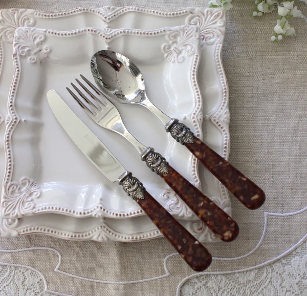 SALE30%OFF) カトラリー eme エメ ナポレオン べっ甲 イタリア製