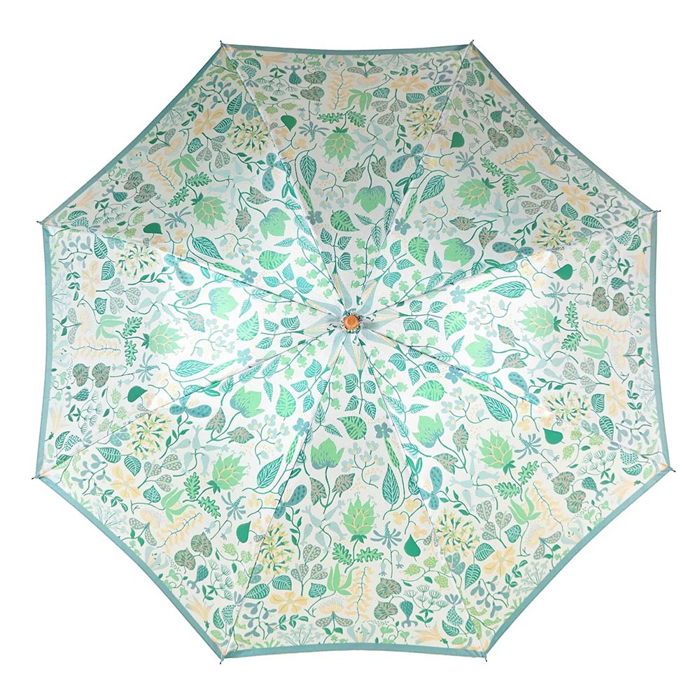 傘 レディース 日本製 先染め高級織物傘【Stig L】ハーバリウム