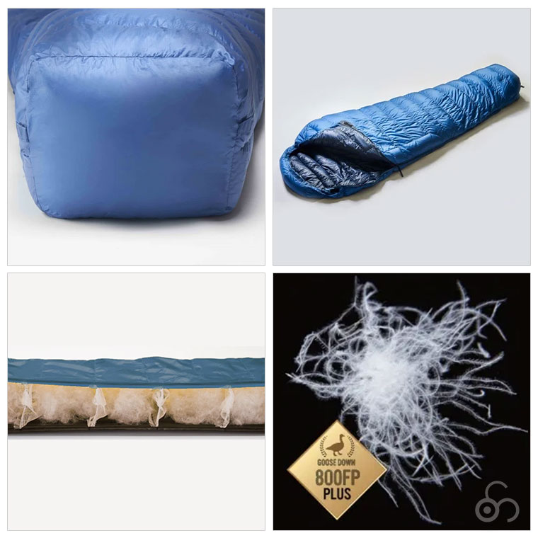 AIR PLUS イスカ 寝袋 エアプラス 280 マミー型 ホワイトグースダウン