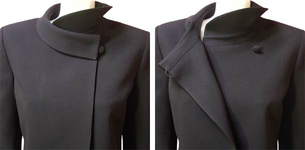 ロング丈 ブラックフォーマル 喪服 レディース アンサンブル ロール