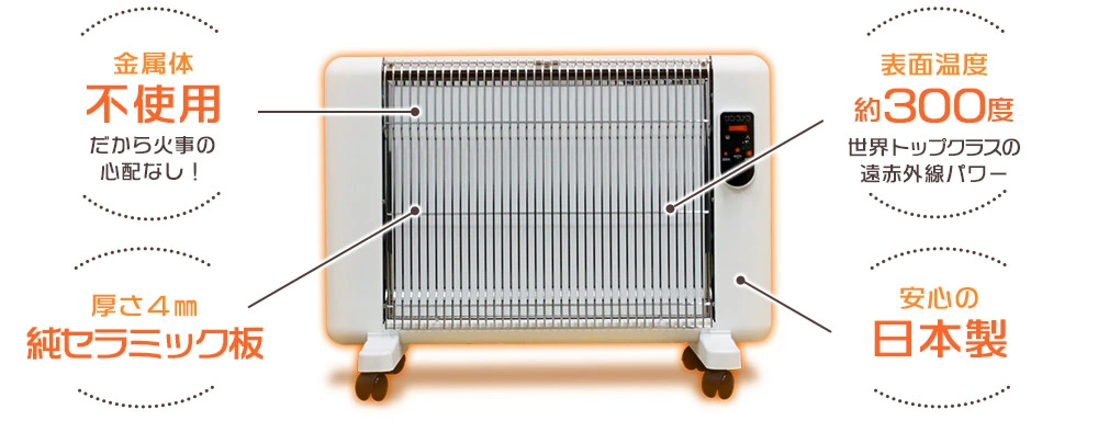 サンラメラ 600W 白 ホワイト 公式正規販売代理店 5年保証 遠赤外線