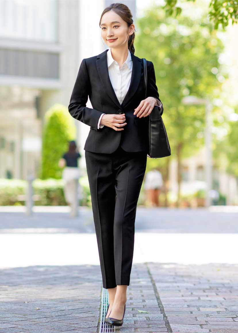 ELENA（エレナ） スーツ レディース パンツ ストレッチ 選べる 洗える