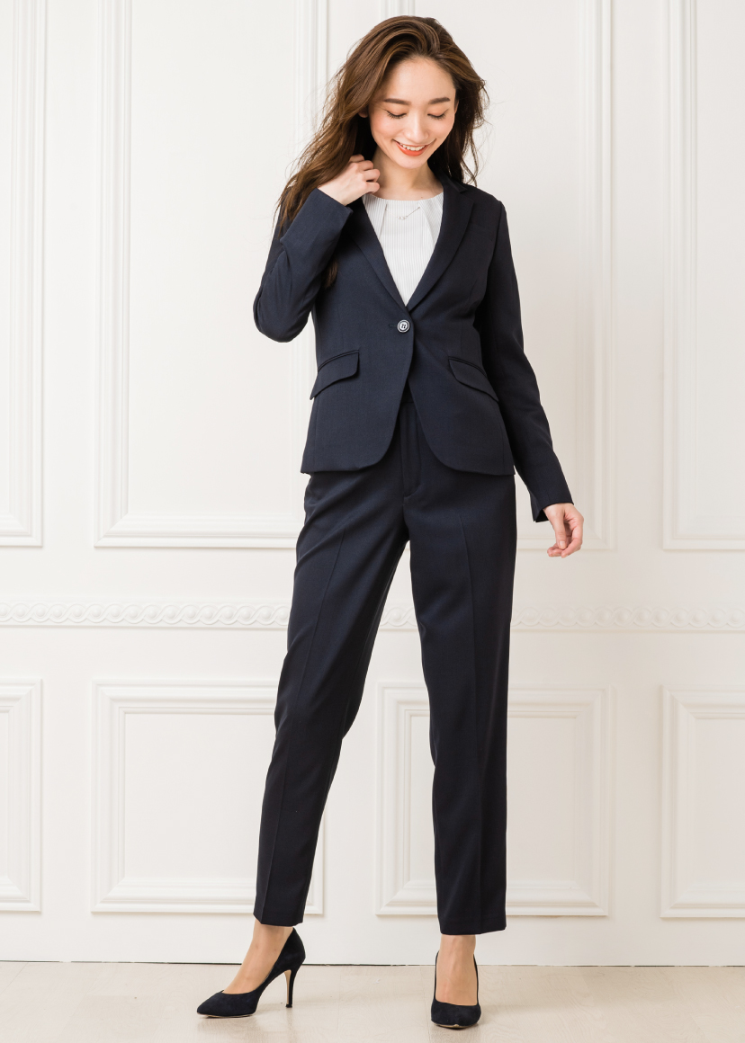 ELENA（エレナ） パンツスーツ レディース 洗える ストレッチ