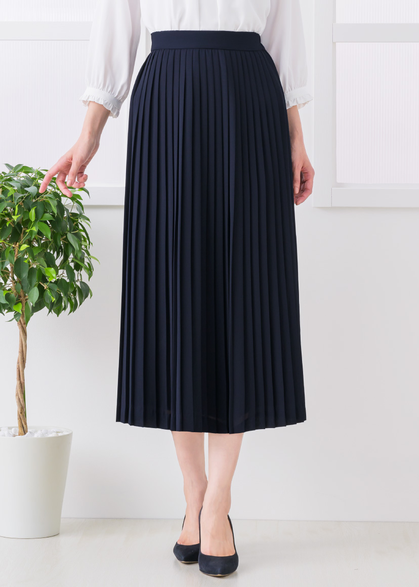 ELENA（エレナ） スカート ロング丈 秋冬 プリーツスカート セレモニー