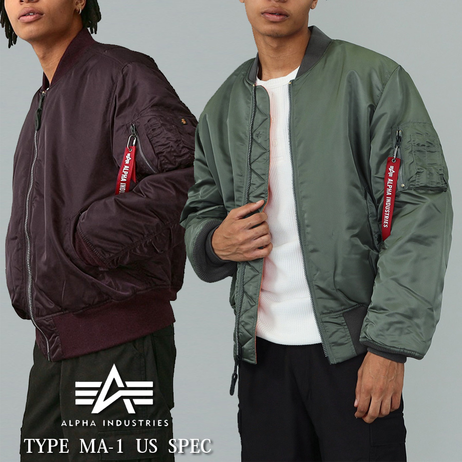 ALPHA INDUSTRIES INC.（アルファインダストリーズ） MA-1 ナイロン
