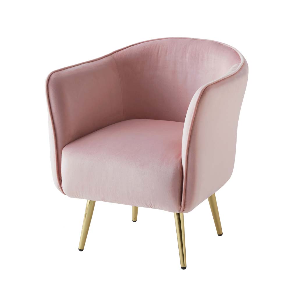 ASHEL 1人掛けソファ ベロア 金脚 おしゃれ かわいい 大人 チェア 韓国