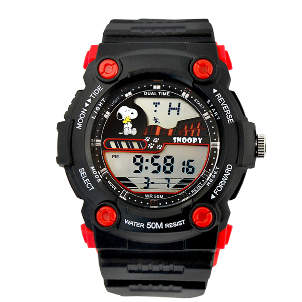 SNOOPY（スヌーピー） 腕時計 デジタル アラーム レディース メンズ